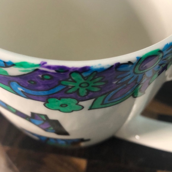 Monogrammed hand painted mug by Cypress Home ‘G’ - Picture 7 of 11